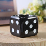 Ceramic Dice Shaped Ash Tray