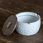 Ceramic Ashtray with Lid