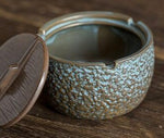 Ceramic Ashtray with Lid