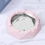 Crown Stainless Steel Ashtray With Lid