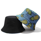 Reversible Pineapple Bucket Hat