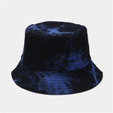 Dark Tie Dye Bucket Hat